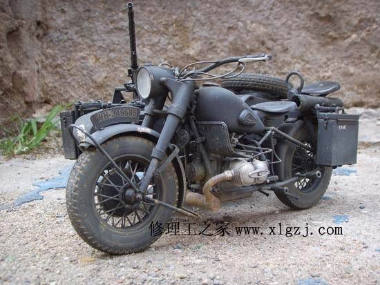 二战军用摩托车宝马r75_摩托车配件 电动车配件 摩托车维修技巧 电动